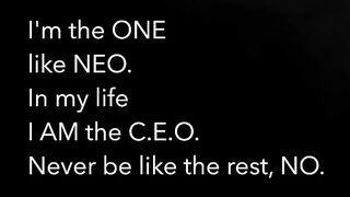 _I'm THE ONE like NEO_