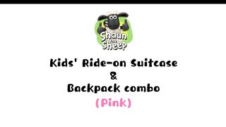 Shaun the Sheep® Kids Ride-On Suitcase (Pink Joy)