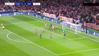 ملخص مباراه اتليتكو مدريد وانتر ميلان 2-2 وفوز اتليتكو الى دور ربع النهائى