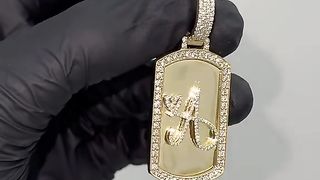 NEW CUSTOM “A❤️” VS DIAMOND PENDANT