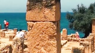 الأثار  الرومانية لمدينة #تيبازة