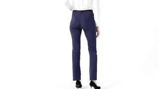 BALEAF Women's Yoga Dress Pants Stretchy Work Slacks Business Casual Straight Leg/Bootcut Pull on Trousers w 4 Pockets