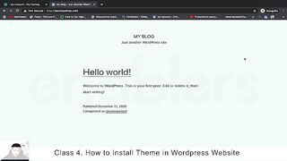 { 4 }  How to Install Theme in WordPress Website