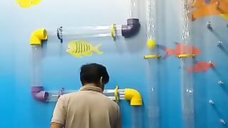 Blower wall activity for kids