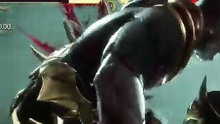 Mortal Kombat 11 Rain VS Geras & Kollector (hard fight)