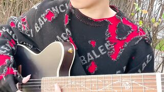 Playing guitar is really fun, although it help us to through away sadness.