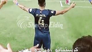 فرحه كريستيانو اليوم ورقصه خليجي