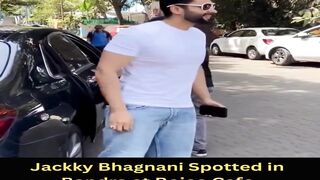 Jackky Bhagnani Spotted in Bandra at Bojee Cafe #jackkybhagnani #shorts #short #trending #viral #bollywood #shortvideo