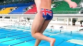diving like bird
