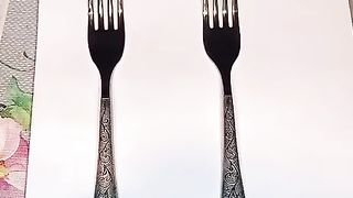 Which fork is drawn - right or left?