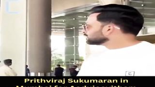 Prithviraj Sukumaran lands in Mumbai for promotion of Aadujeevitham Viral Masti Bollywood