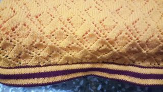 Lace knittng design for babygirl dress in knittng machine