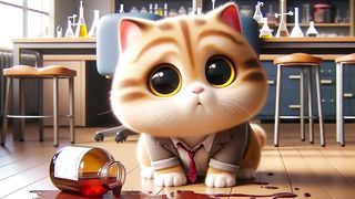 Cute Cat Becomes a Giant