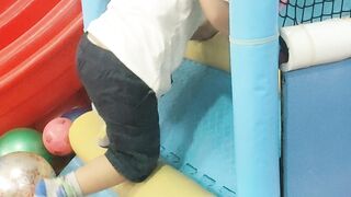 my little baby playing