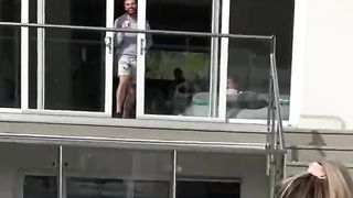 everything always ends up in the pool!