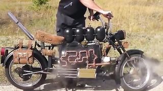 Steam-powered bike