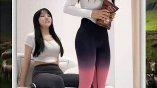 Beautiful girl playing a prank