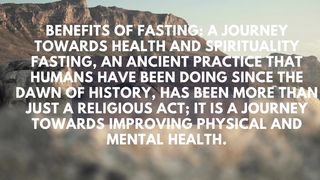 A Journey Towards Health and Spirituality