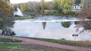 Saale River in Germany