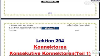 تعليم اللغة الألمانية konsekutive Konnektoren Teil 1