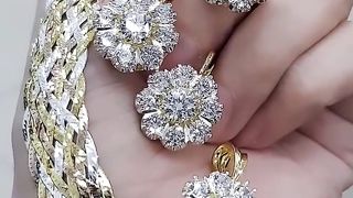 Daimand necklace design gold jewellery