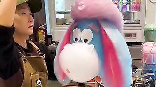 Interesting Cartoon cotton candy