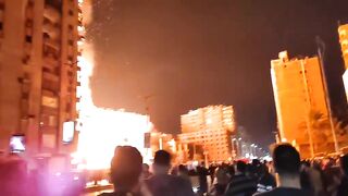 استديو مصر بالهرم يتمدد والأهالي يحتشدون في الشارع