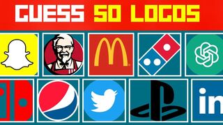 Guess the Logo in 3 Seconds 50 Famous Logos