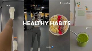 HEALTHY HABITS RESET: getting back on a healthy lifestyle, journaling, meditating, exercising & more