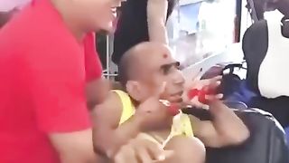 A barber accidentally kills a customer