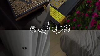 قال ربي اشرح لي صدري ويسر لي امري????