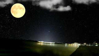 Sea , moon FREE Footage