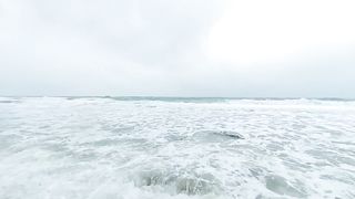 Stormy sea in Anapa