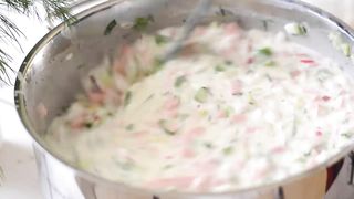 Запомните этот РЕЦЕПТ и Быстрее ГОТОВЬТЕ! Самая Вкусная ОКРОШКА! _ Рецепт Окрошк