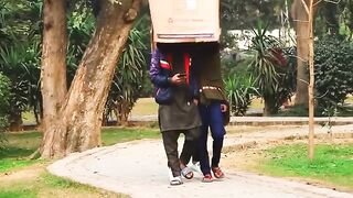 Box Prank On Cute Girl -- BY AJ_AHSAN funny,shorts,video