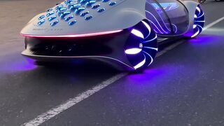 The Futuristic Mercedes AVTR driving in public!