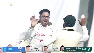 Pak vs Eng / Abrar Ahmad 5Wickts ist match