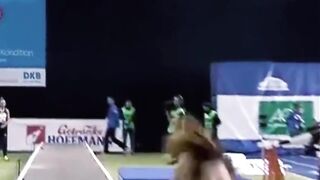 Alina Rotaru Long Jumper #shorts #trackandfield #longjump #alinarotaru