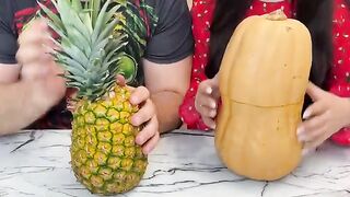 OMG Pumpkin vs Pineapple