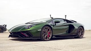 Lamborghini cars aventador drag race
