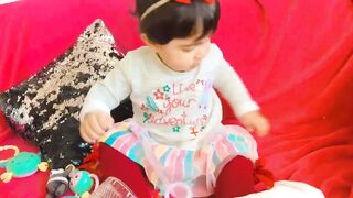 Cute baby Daneen playing