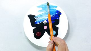 Butterfly / how to draw a beautiful butterfly with nature ???? #butterfly #drawbutterfly #usa #drawing