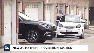 Canadian police advise residents to hang their car keys outside the house on the main door so that thieves can steal their cars
