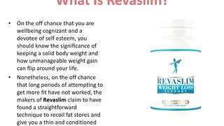 Revaslim New Weight Loss - How Does It Work?