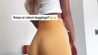 #cameltoes #leggings # #bigtoe #yogapants #hotgirl