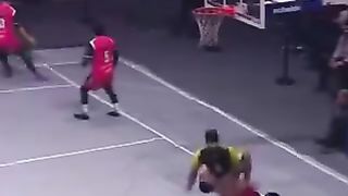 There’s a German version of basketball where you can suplex your opponent…but only once you take your shirt off
