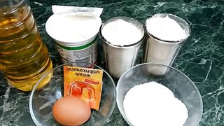 MINUTKA Cookies Very Delicious Melts in the Mouth.Homemade cookies.Baking in a frying pan.Cookies in a pan