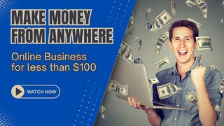 Start an Online Business for less than $100 #makemoneyonline #sidehustle