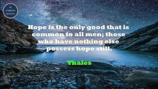 famous quotes about hope | P 43