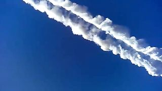 meteorite explosion in Chelyabinsk